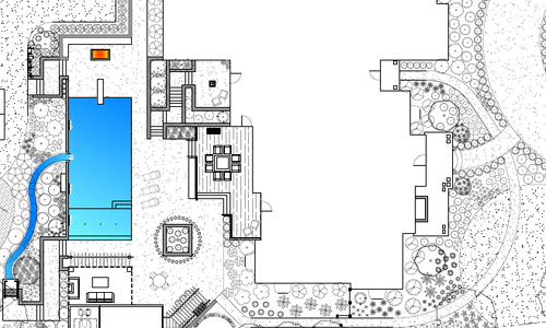 landscape design drawing